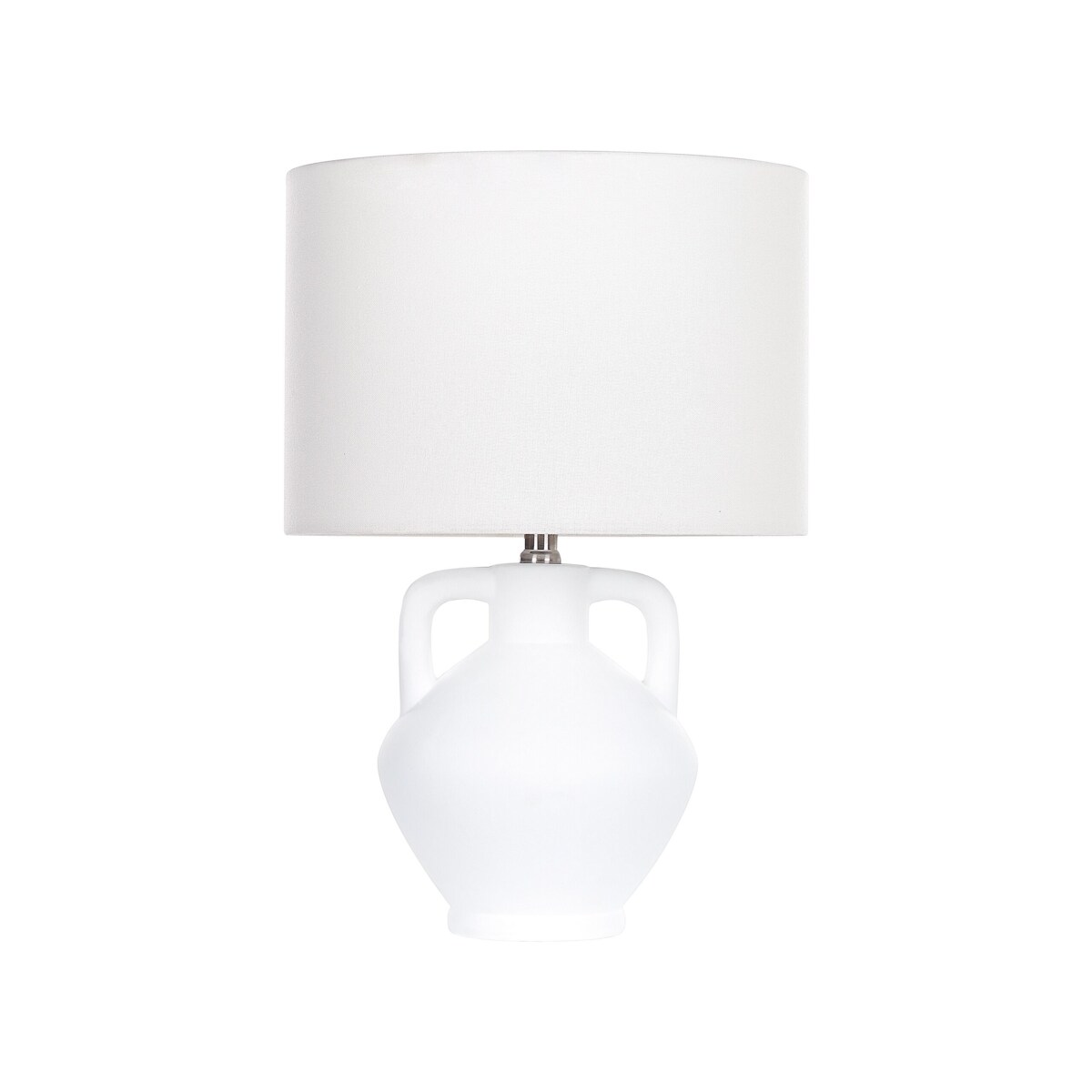 Lampa stołowa ceramiczna biała LABRADA