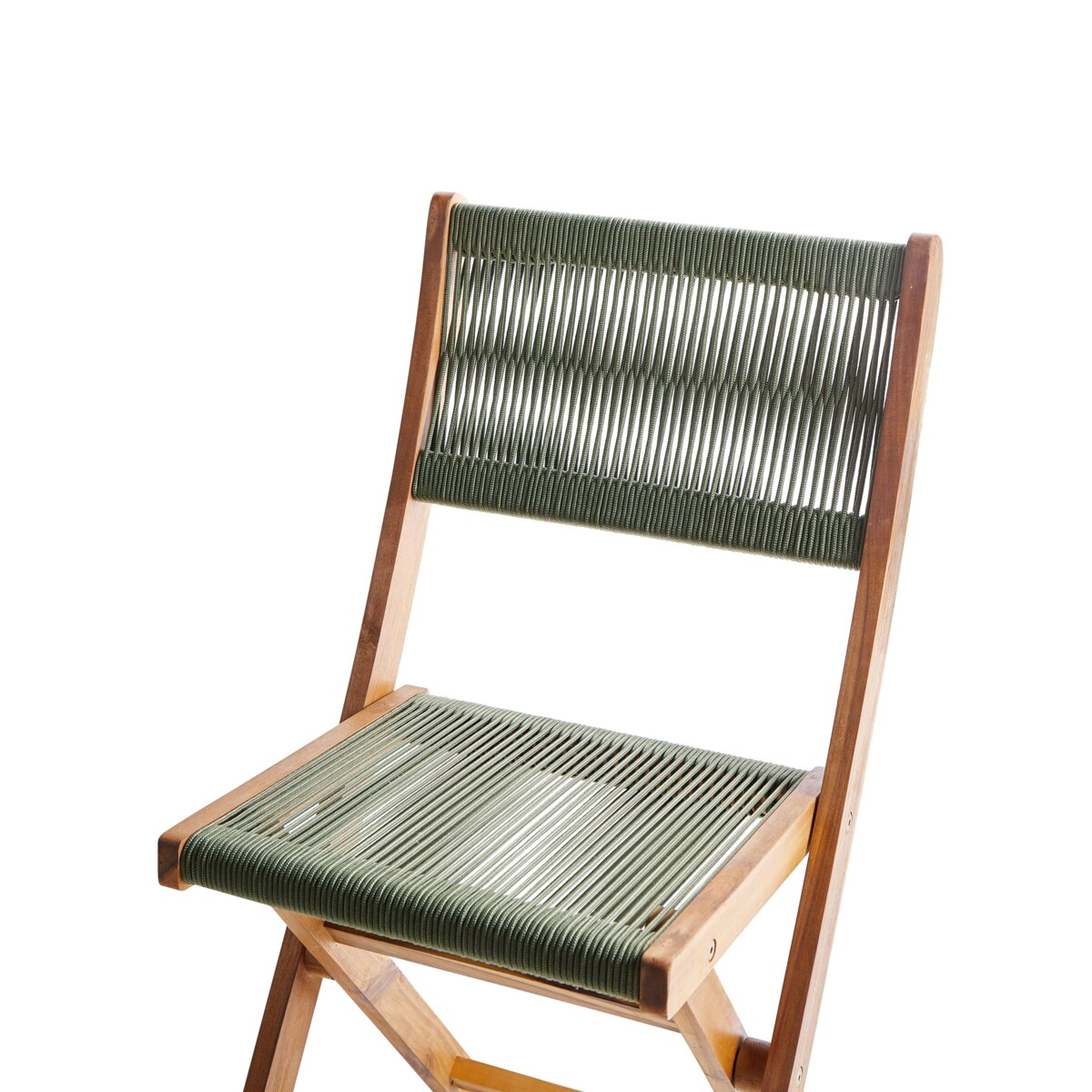 Zestaw ogrodowy dla 4 osób PROSSEDI Drewno akacjowe Zielony