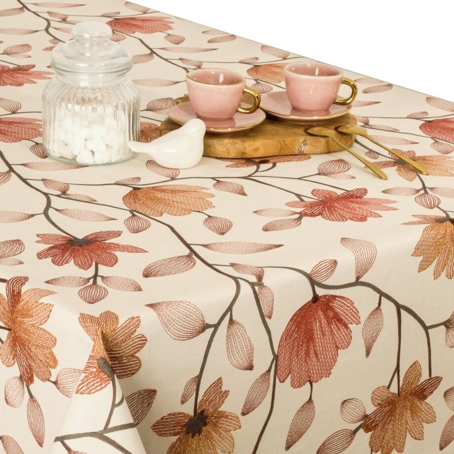 Obrus Velvet - Jesień - 120x180 cm - brązowy