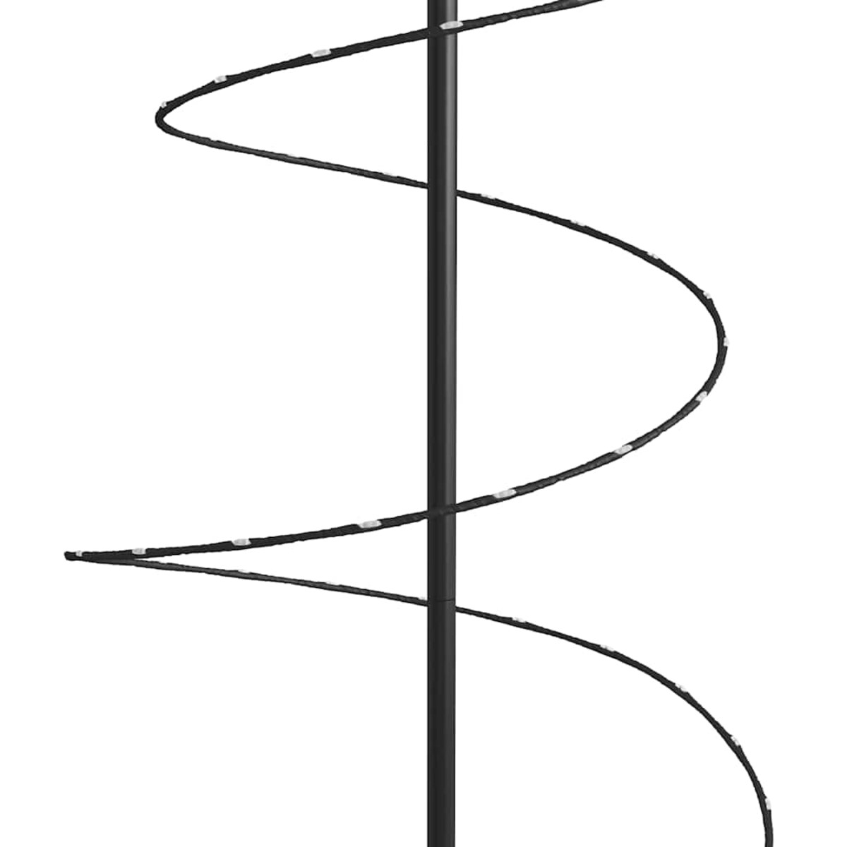 vidaXL Choinka LED 120 LED Ciepła biel 180 cm