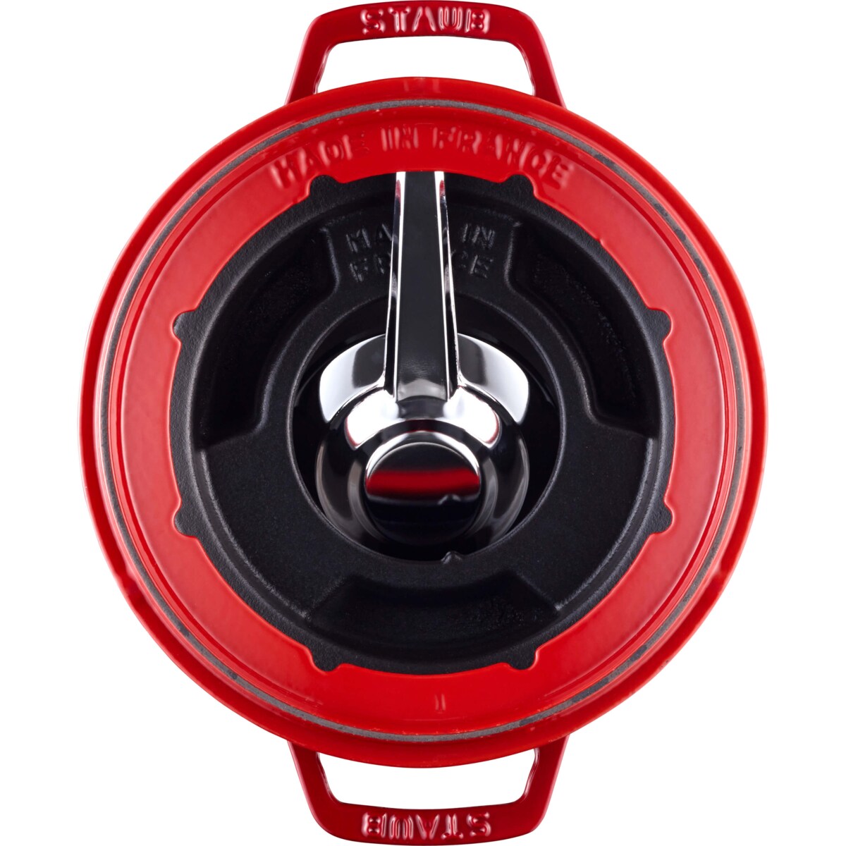 Zestaw do fondue Staub - 20 cm, Czerwony