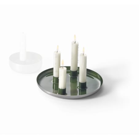 Taca ze świecznikiem BIEL