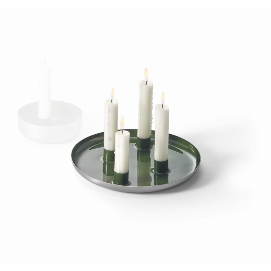 Taca ze świecznikiem BIEL
