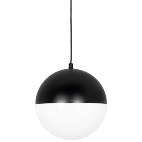 Lampa wisząca mocowana do ściany Bowl MSE010100173 biała czarna