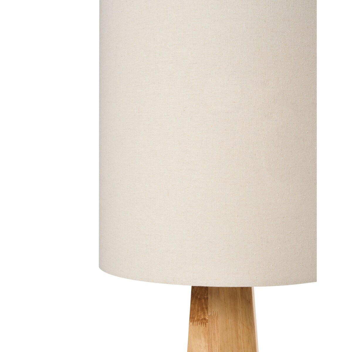 Lampa podłogowa ILALA Drewno kauczukowe Naturalny