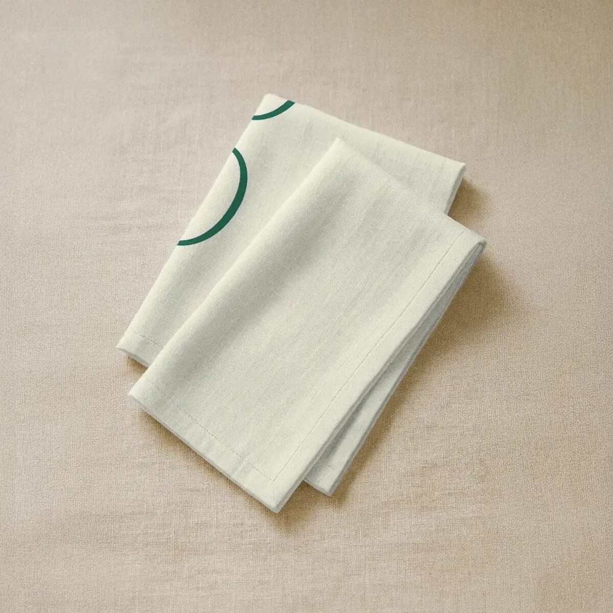 Serwetki świąteczne - HO HO HO - zielone (2szt.)