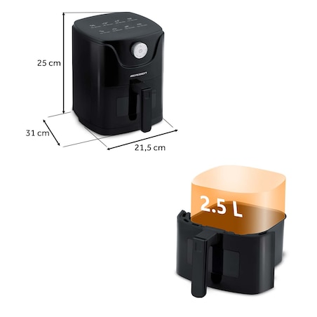 Frytkownica beztłuszczowa frytownica AIR FRYER mocna Berdsen