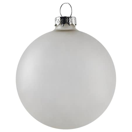 Zestaw 35 bombek FROSTFALL Szkło Szary