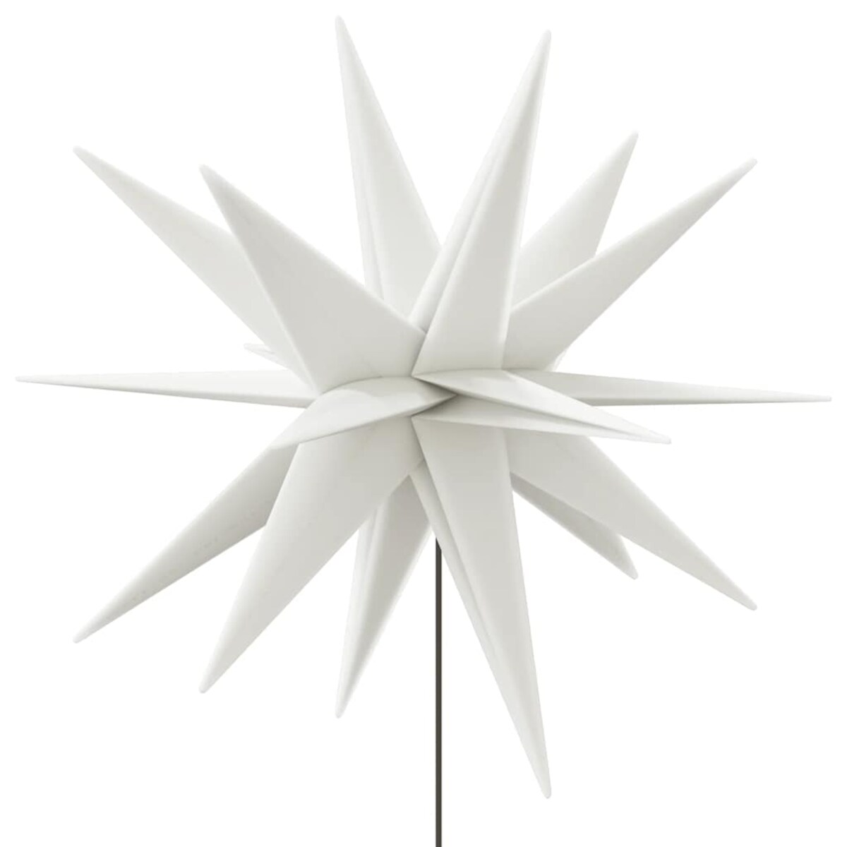 vidaXL Ozdoba świetlna LED na kołku, składana, biała, 57 cm