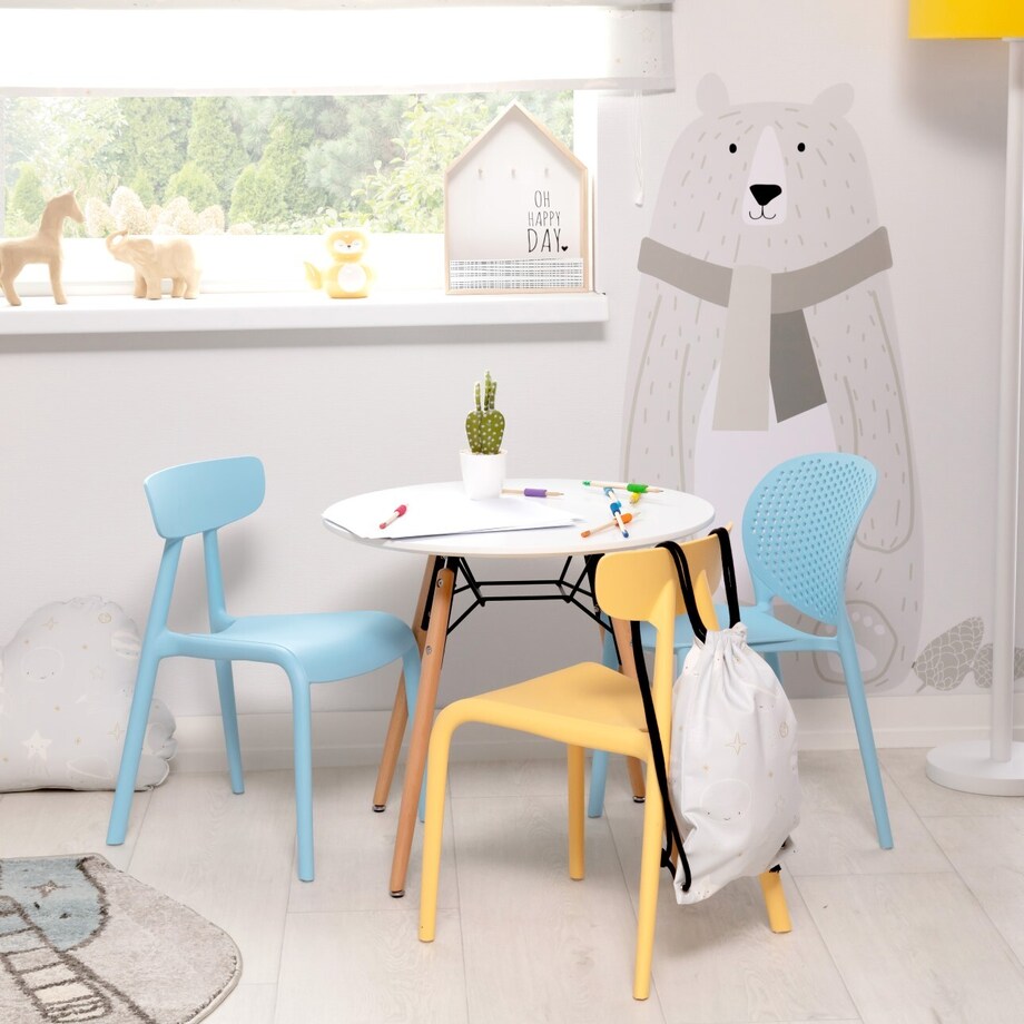 Krzesełko dziecięce Pico I candy pink, 36x39x58cm