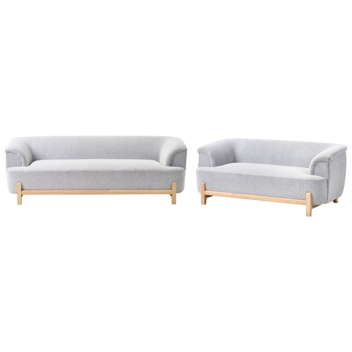 Komplet wypoczynkowy dla 5 osób ALNOR Jasnoszary