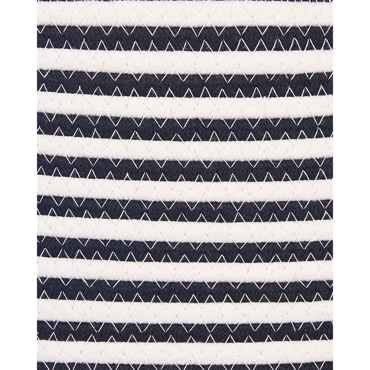 Kosz bawełniany biało-czarny ICHKA