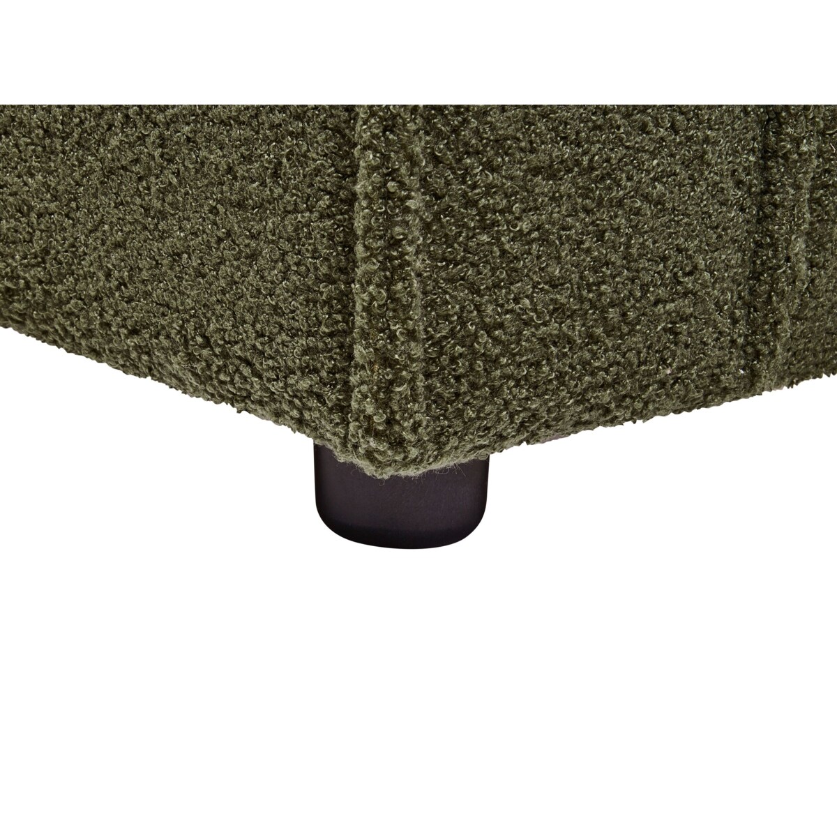 Łóżko boucle 160 x 200 cm zielone LINARDS