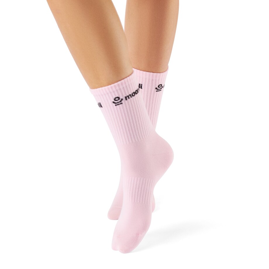 Skarpetki do jogi/pilates/fitness IDEAL GRIP - bubblegum pink