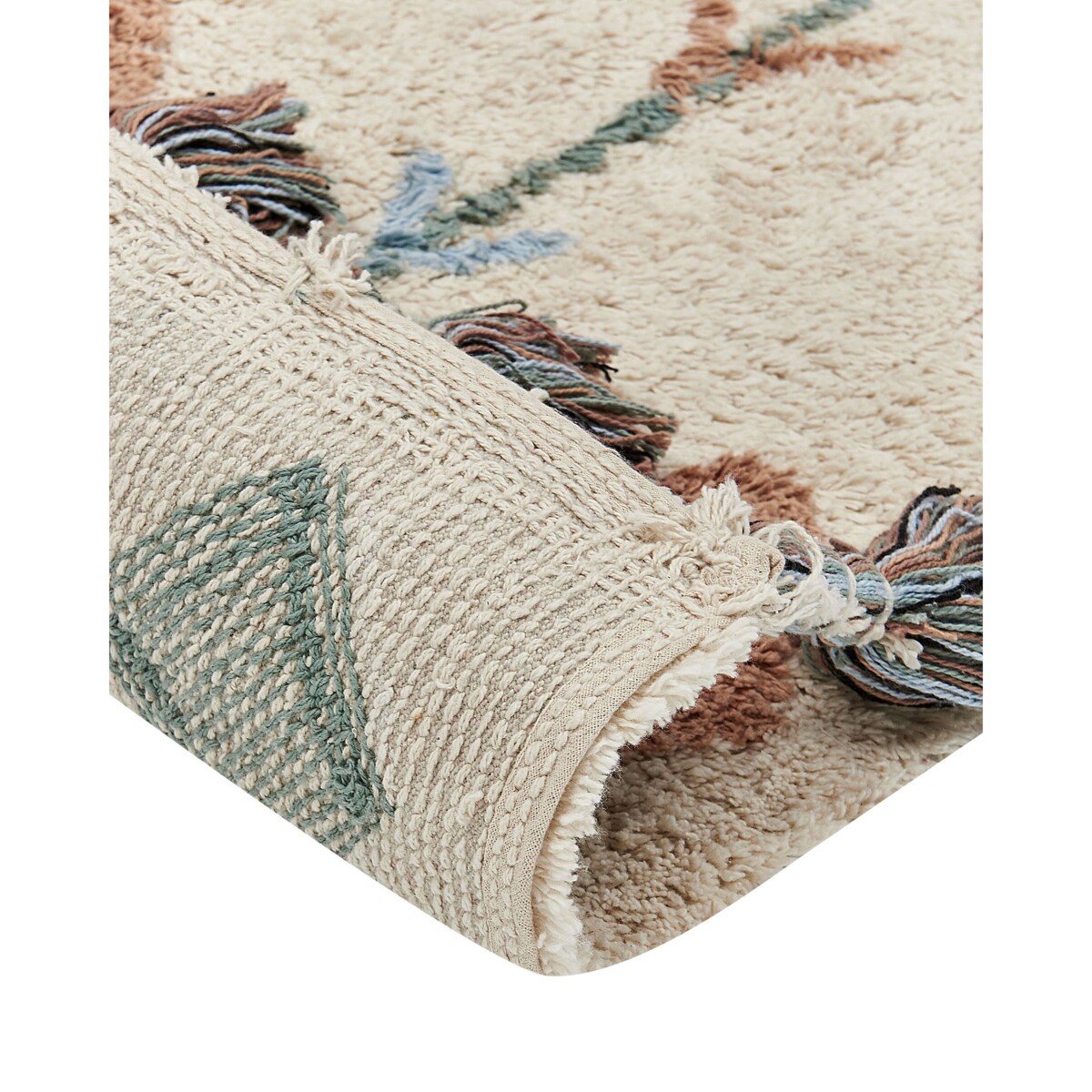 Dywan ESKISEHIR Beżowy 80 x 150 cm Bawełna