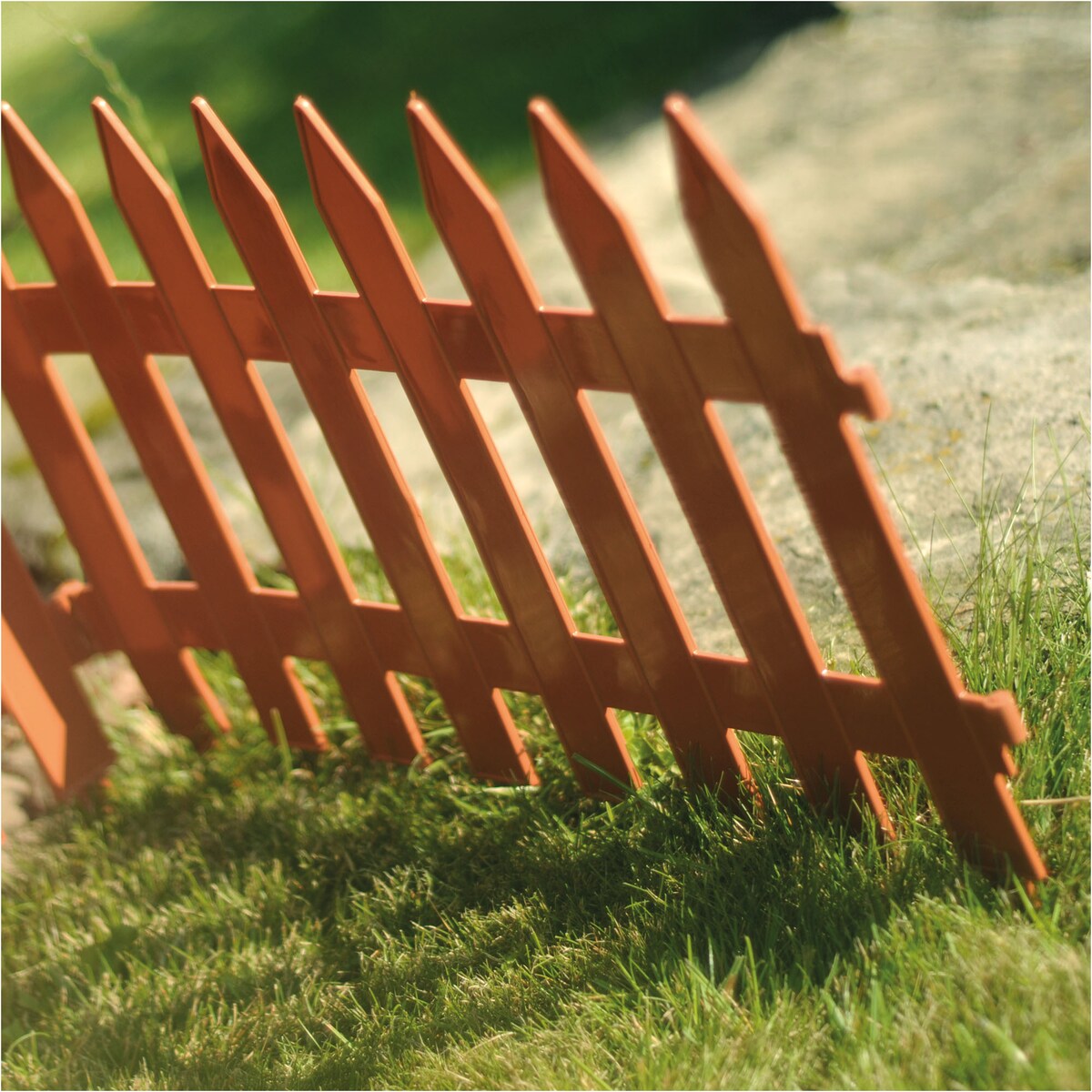 Płotek Ogrodowy 3,22 M Obrzeże Trawnikowe Palisada Terakota