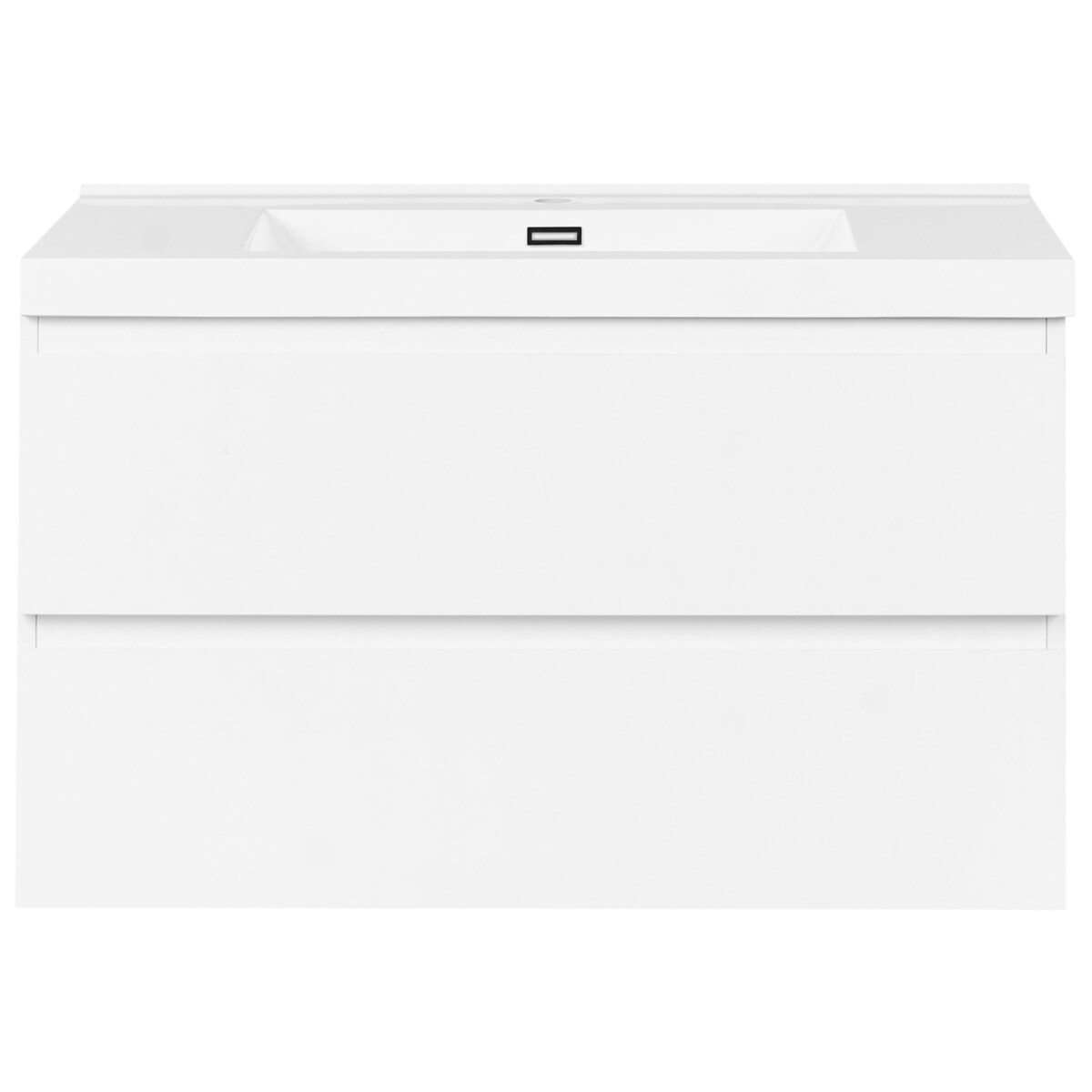 Szafka łazienkowa wisząca z umywalką TOTA 90 cm Biały