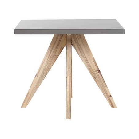 Stół ogrodowy OLBIA 90 cm 90 cm Beton Szary