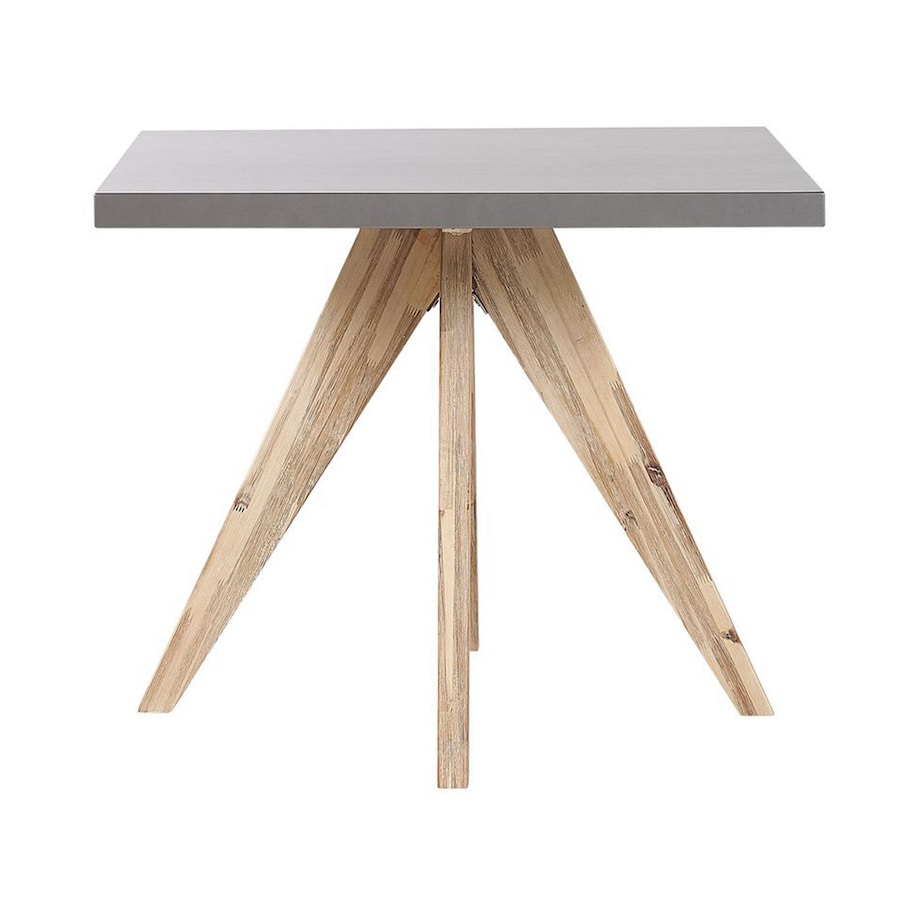 Stół ogrodowy OLBIA 90 cm 90 cm Beton Szary