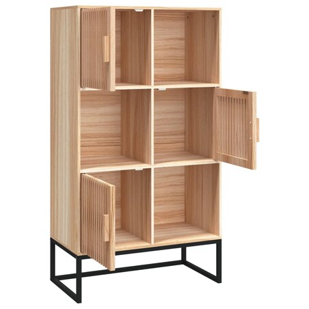 vidaXL Wysoka szafka, 70x35x125 cm, materiał drewnopochodny