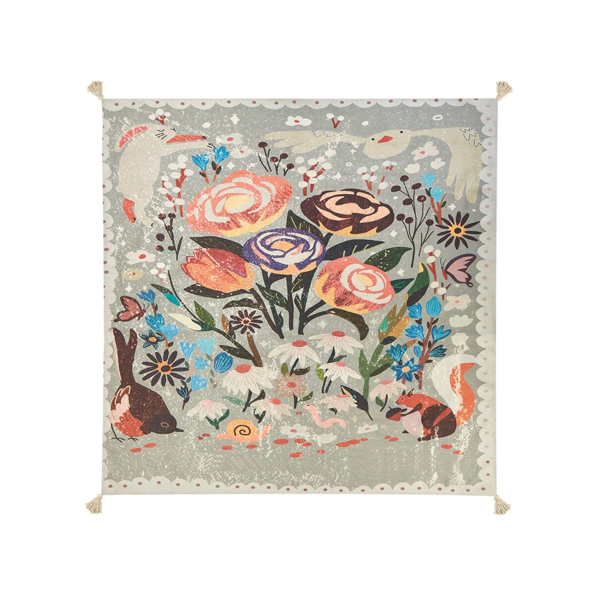 Koc piknikowy BANDOWALI 200 x 200 cm Kolorowy