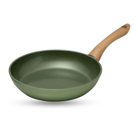 Just Vegan Patelnia ECO CeraVegan, 24 cm, aluminiowa, zielona