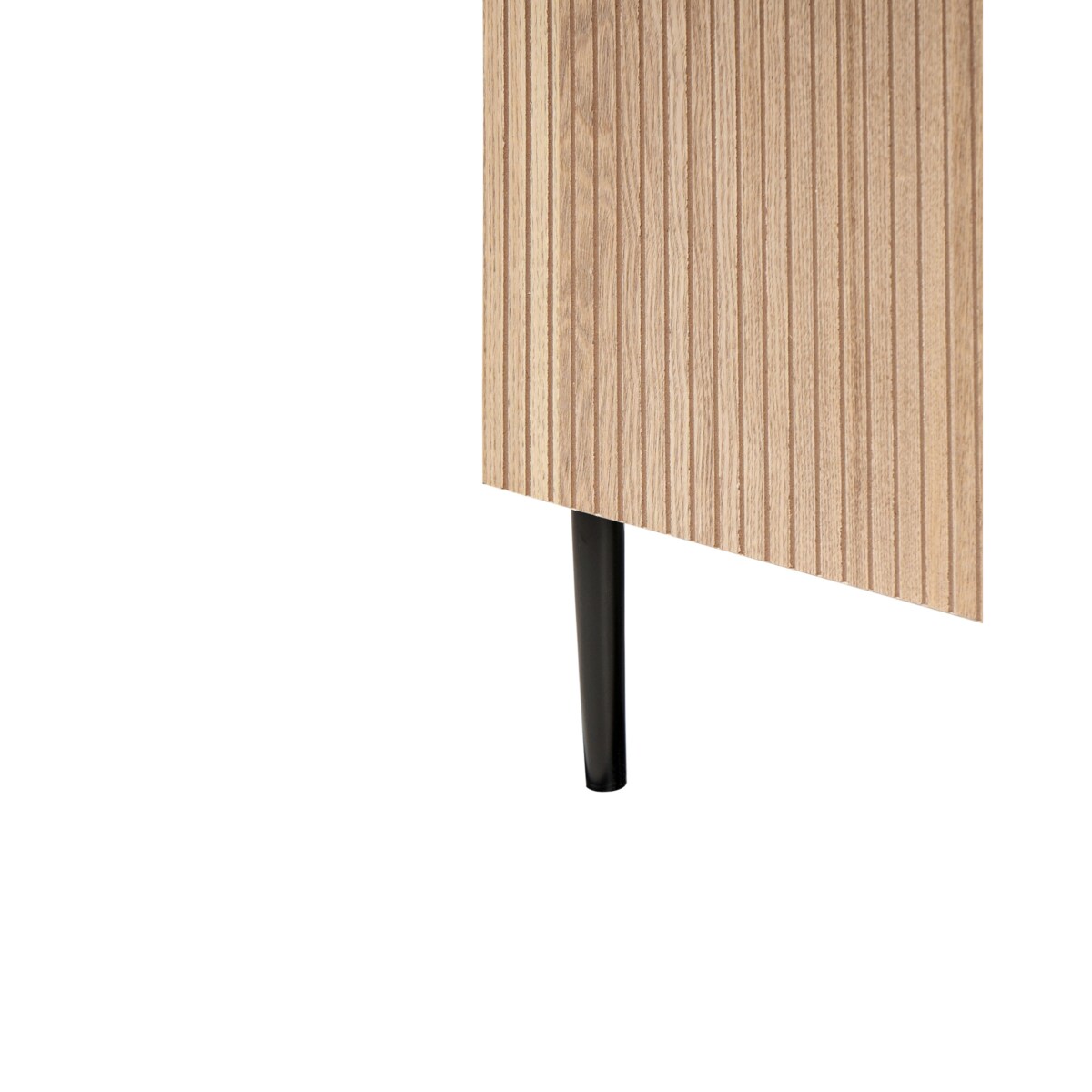 Szafka nocna BLYTHE Drewno Brązowy/ czarny