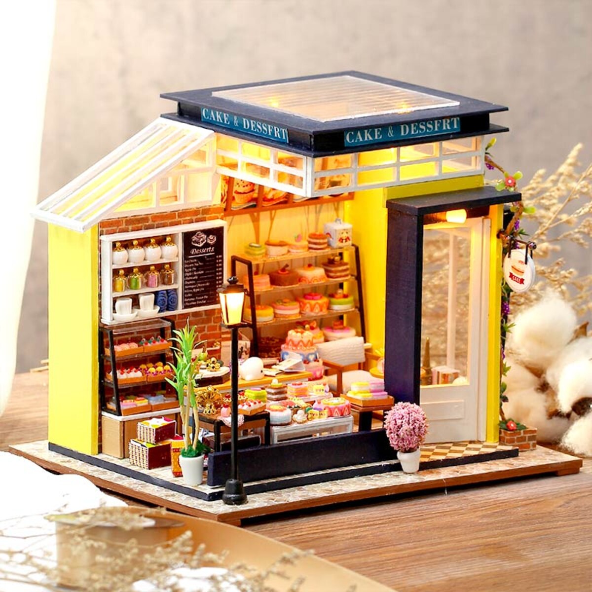 Miniaturowy domek - Ptysiowe marzenie