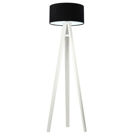 Lampa stojąca HOME 40 czarna/biała