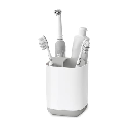 Organizer na szczoteczki do zębów mały szary EasyStore, 8.4 x 8.4 x 12.7 cm, Joseph Joseph