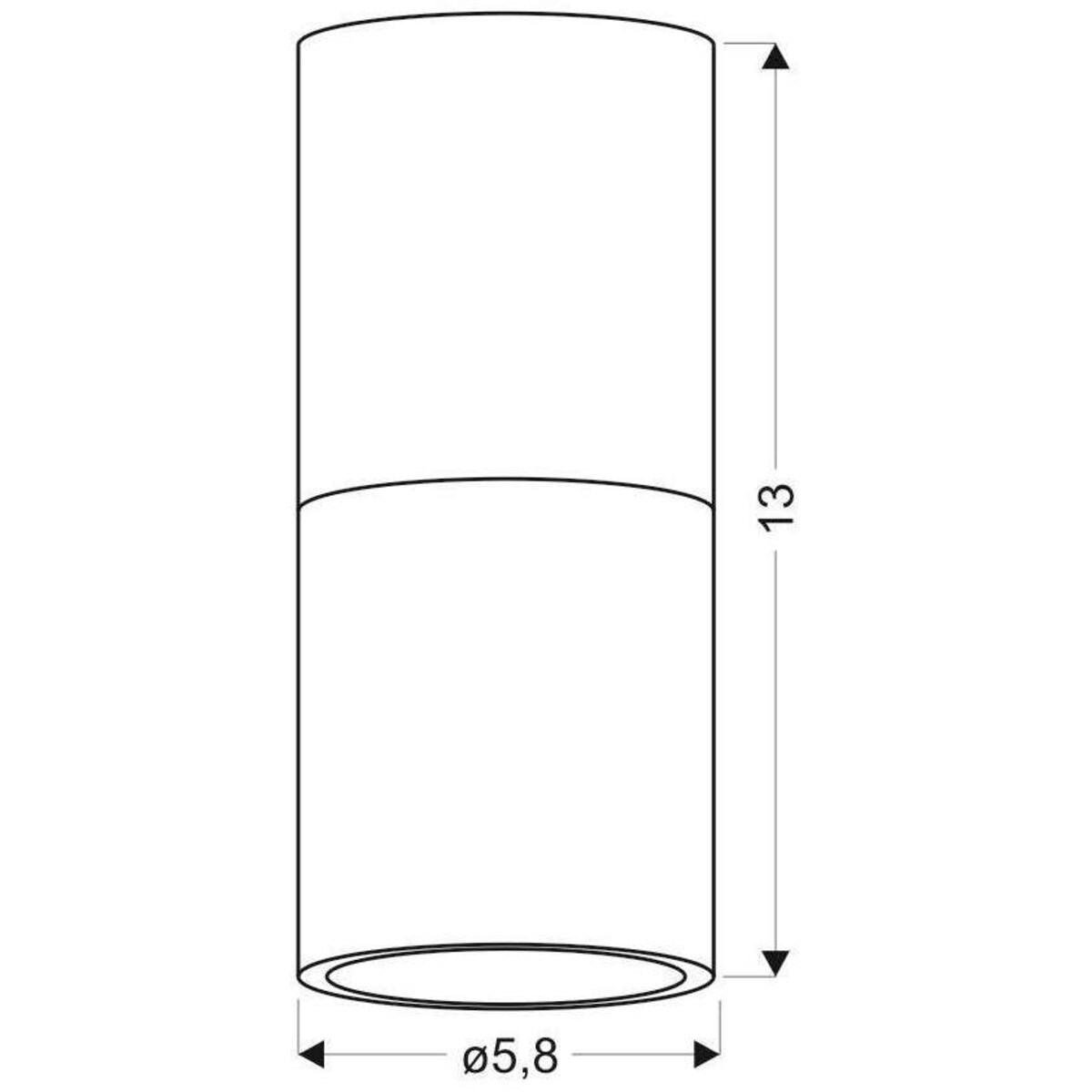 Downlight LAMPA skandynawska 2273655 Candellux metalowa OPRAWA okrągła metalowa tuba sufitowa biała naturalne drewno