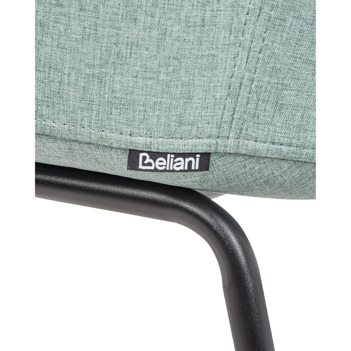 Krzesło do jadalni BELFIELD Zestaw 2 Tkanina Miętowy