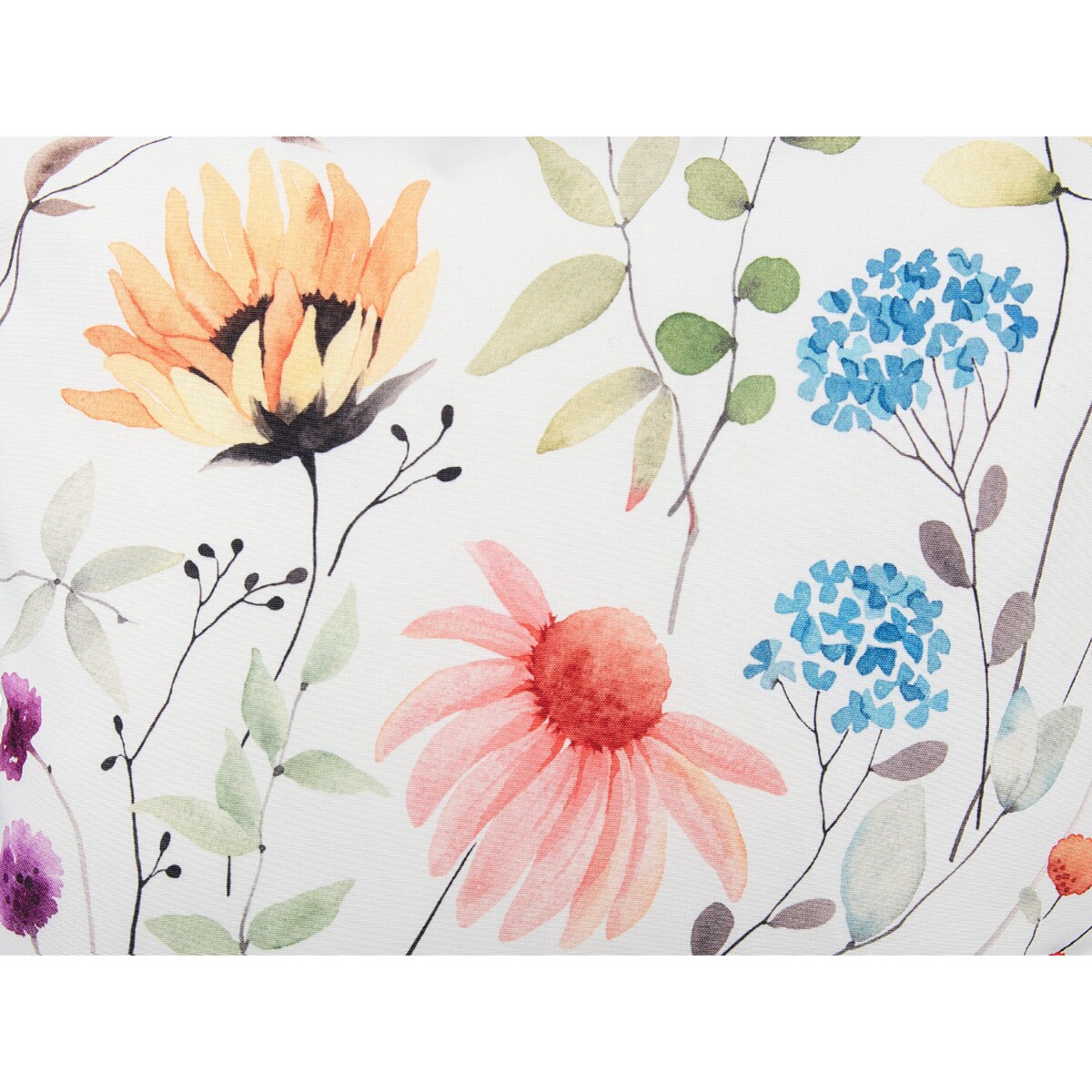 2 poduszki ogrodowe w kwiaty 40 cm wielokolorowe MONESI