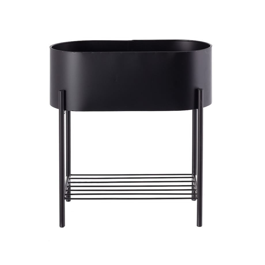 Kwietnik Valery Duo 40x19x45cm black, 40 x 19 x 45 cm