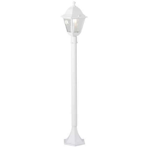Ogrodowa latarnia Nissie 90994A05 Brilliant stojąca metal biała