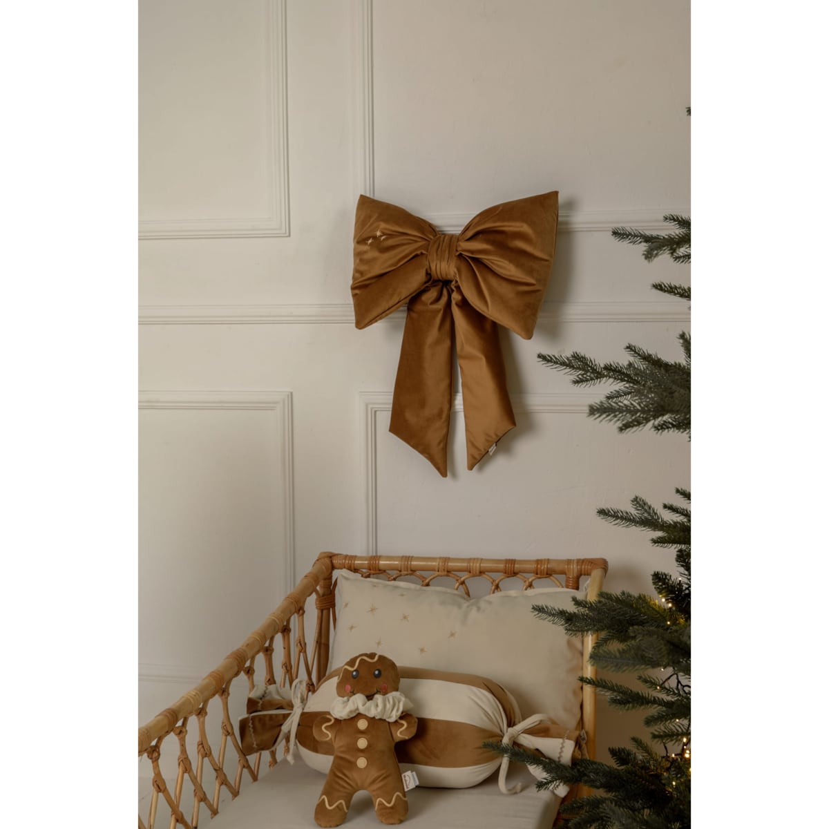 Kokarda Świąteczna Delux Golden Bronze - L