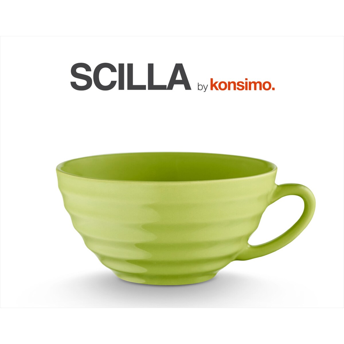 Konsimo SCILLA Kubek do herbaty, zielony