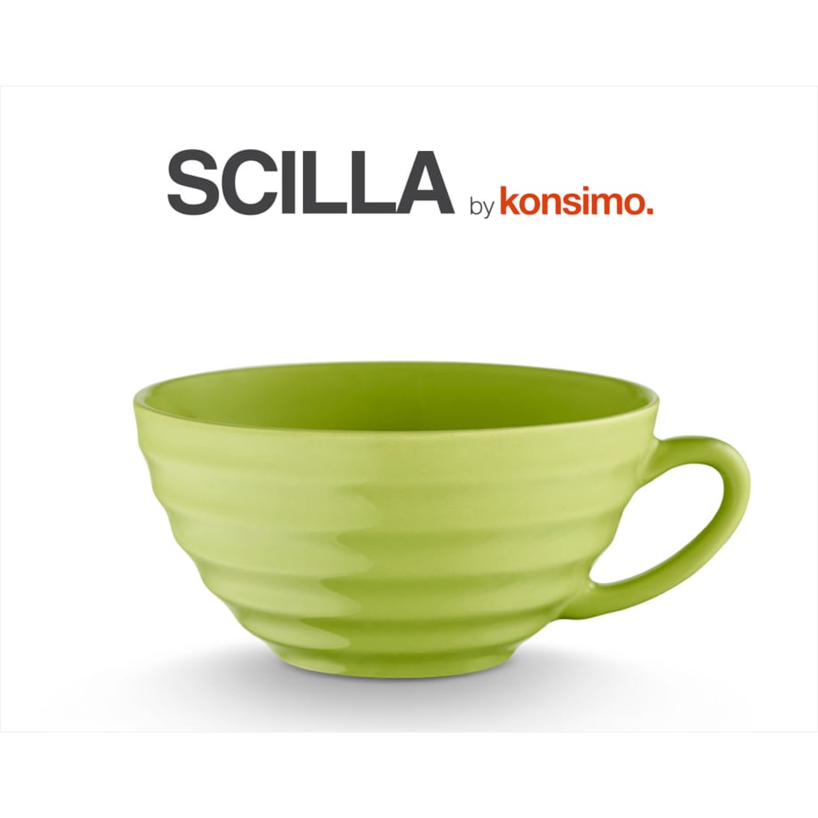 Konsimo SCILLA Kubek do herbaty, zielony