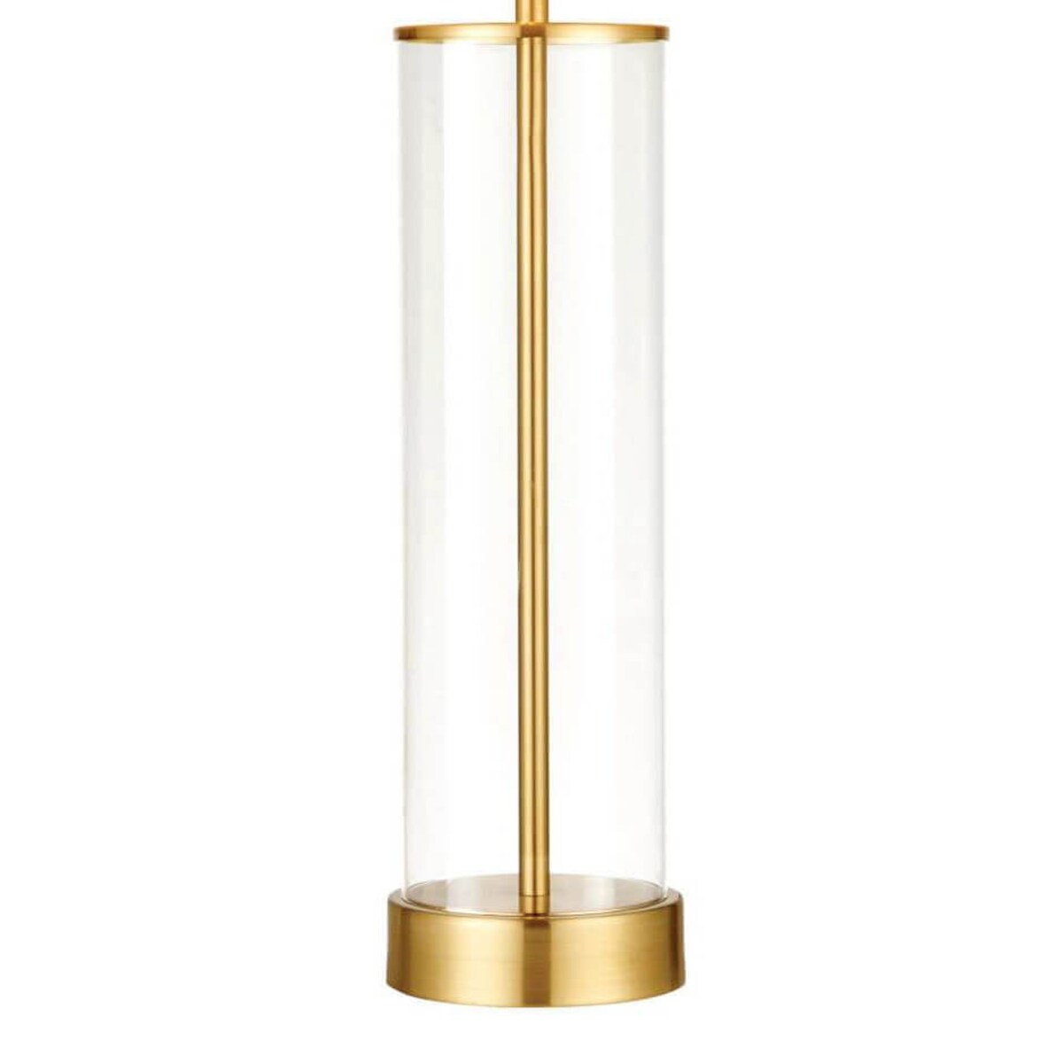 Lampka na stół Lessina 68802 Endon vintage szklana abażur ecru mosiądz