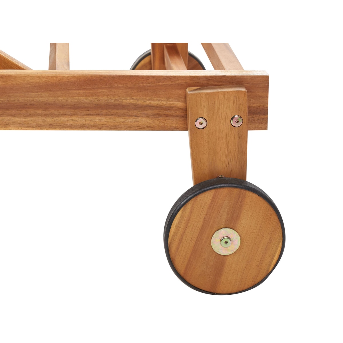 Leżak ogrodowy drewniany jasny PIETRALUNGA