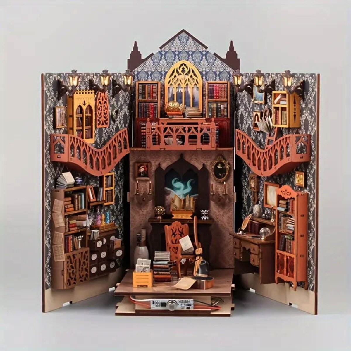 Miniaturowy domek Book Nook - Świat czarodziejów