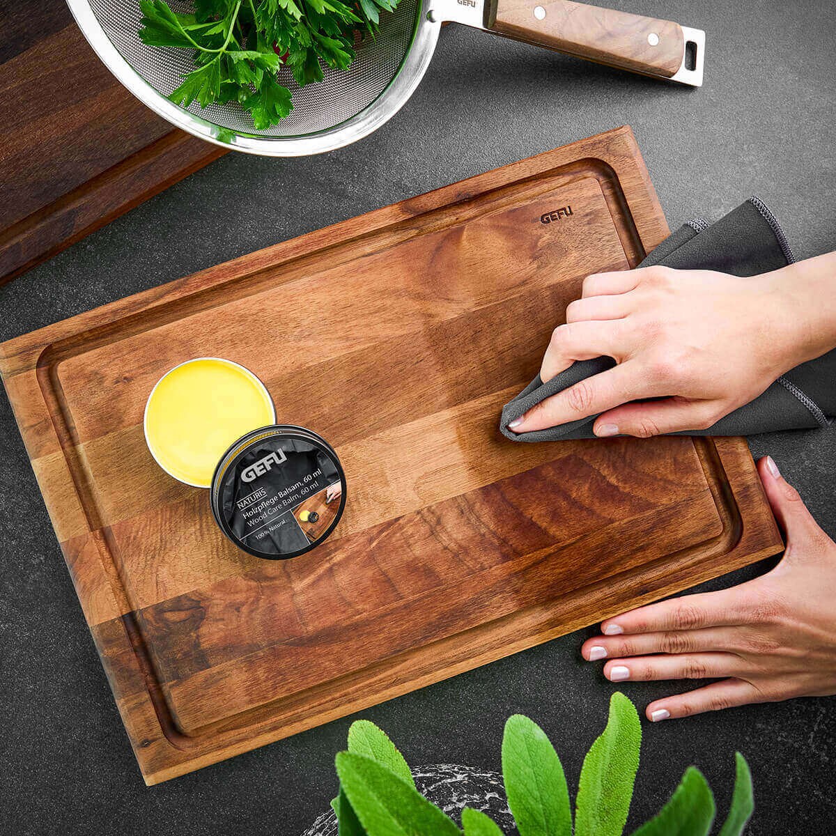 GEFU NATURIS Balsam do pielęgnacji drewna 60 ml