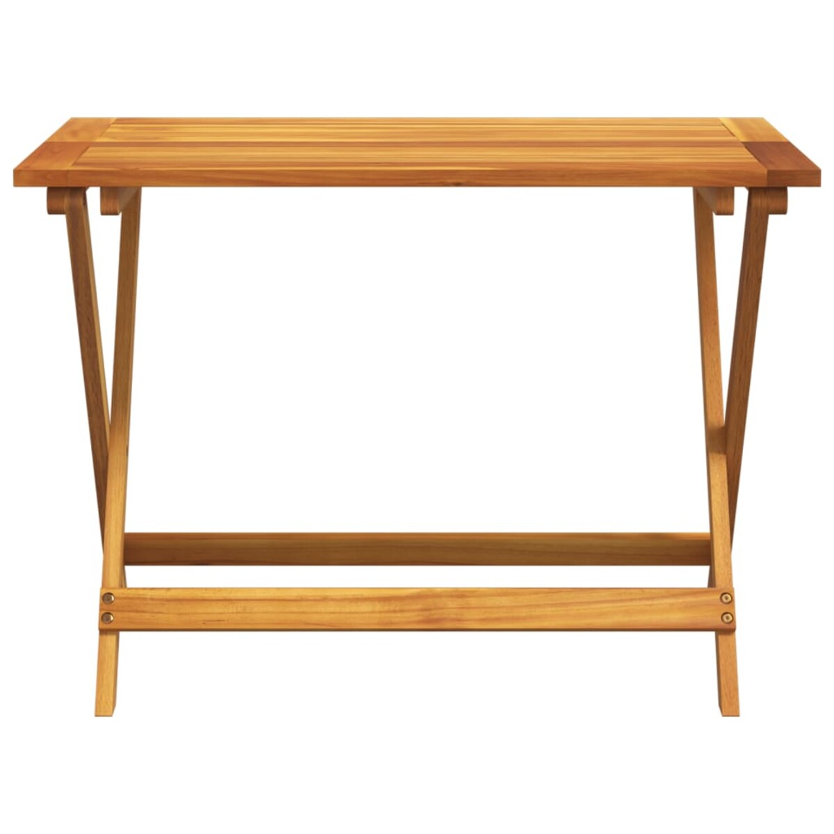 vidaXL Składany stół ogrodowy, 90x52,5x65 cm, lite drewno akacjowe