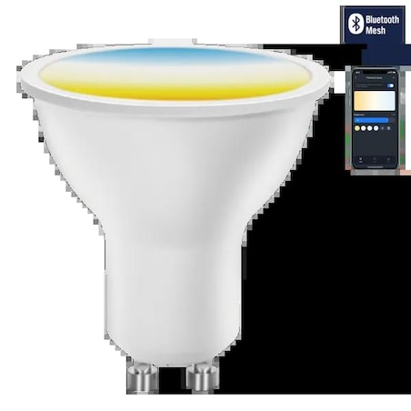 inteligentna żarówka bluetooth mesh gu10 cct