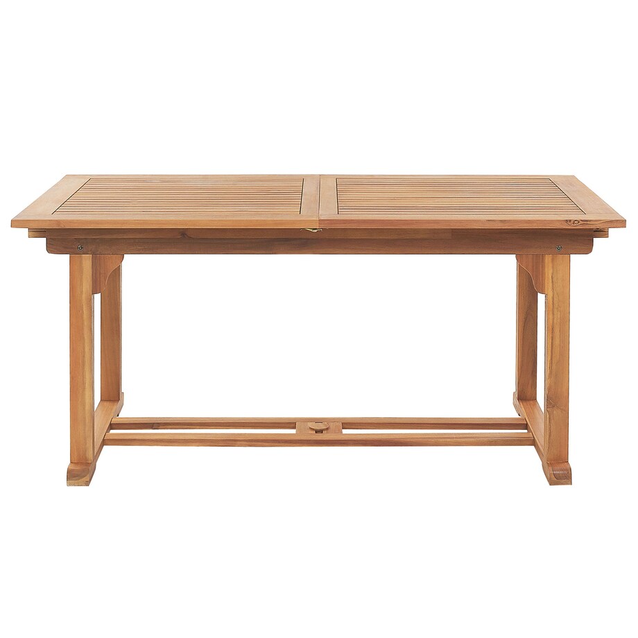 Stół ogrodowy rozkładany JAVA 160/220 cm 90 cm Drewno akacjowe Jasnobrązowy
