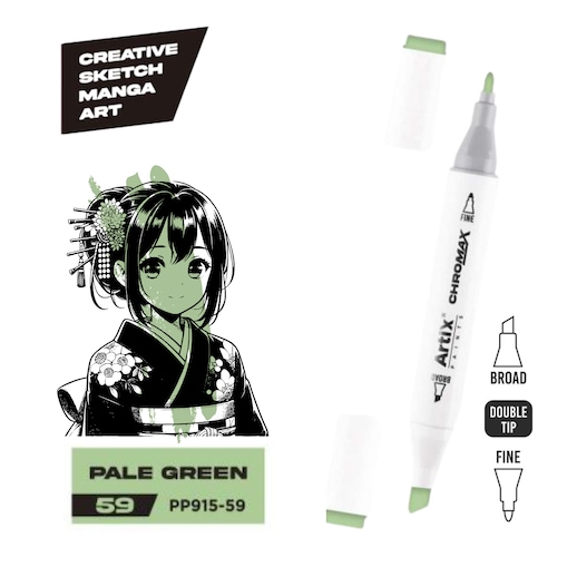 dwustronny marker kreatywny artix pp915-59 pale green
