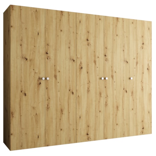 Szafa uchylna otwierana PARMA 1 250 wys. 202 cm Artisan + u. Srebrny