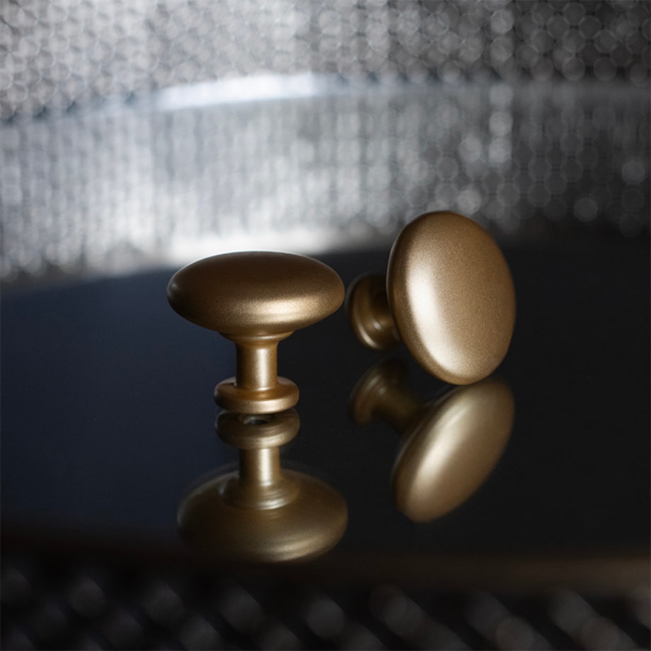 Gałka do mebli złota uchwyt meblowy 28 mm