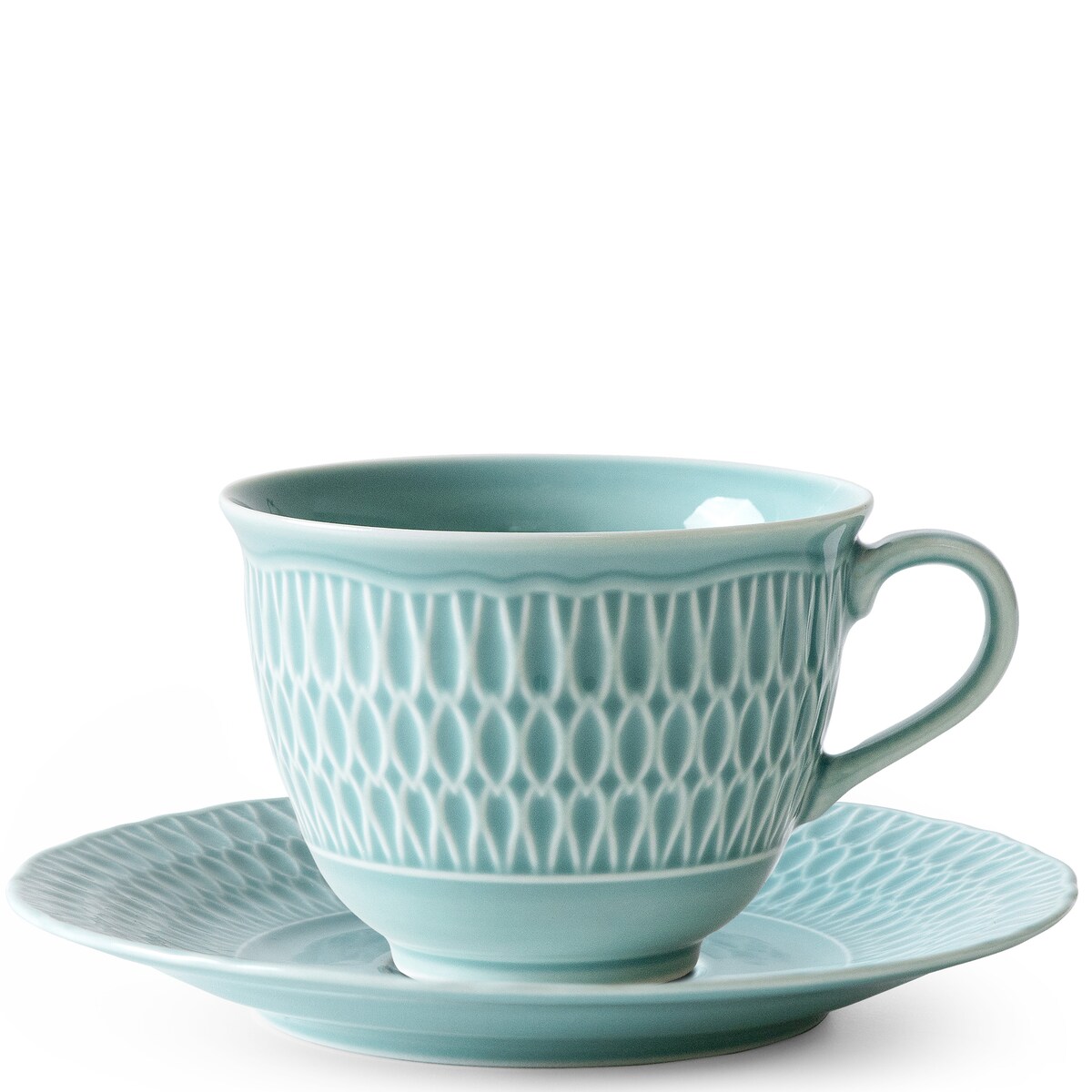 Zestaw kawowy 6 os. (18 el.) SOFIA LAZUROWA