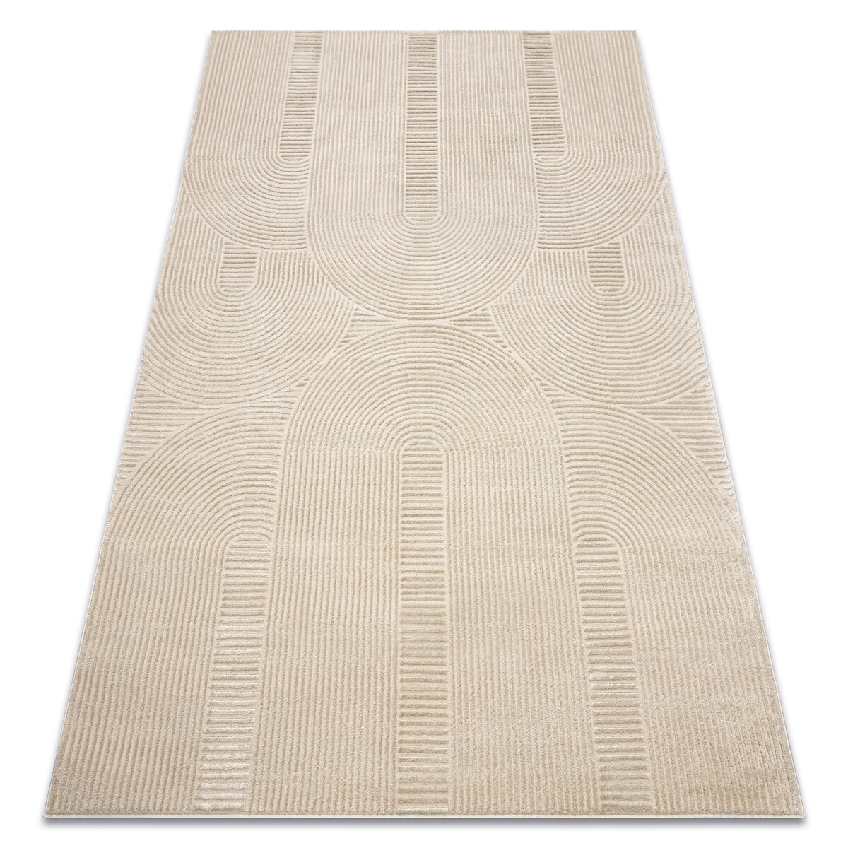 Dywan BALANCE 9086 taupe - Geometryczny, 140x190 cm
